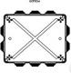 Elektro-Plast Puszka hermetyczna Industrial n/t 249 x 198 x 81mm z 10 dławnicami IP55 szara (2716-02) 3