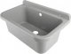 Zlewozmywak Hydroland 1-komorowy gospodarczy 55 x 34cm szary (ZLEW.55.SZ) 1