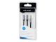 Kabel Blow Jack 3.5mm - Jack 3.5mm x2 0.15m czarny (91-241#) 1