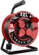 Plastrol Przedłużacz bębnowy PROFESSIONAL LINE; 4x2p+Z; IP44; 16A; H05RR-F; 3x1,5; 30m; czarny (W-97055) 5