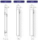 Stelrad Grzejnik Vertex Style typ 22 2200 x 400mm 1363W 5