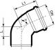 Magnaplast Kolano UdBB 50/67 (146325) 1