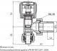 Perfexim Zawór grzejnikowy zasilający kątowy 1/2" PHA-032/PEX z zaciskiem Pex/Al 1/2" (20-032-0100-003) 2