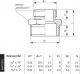 Perfexim Nypel redukcyjny mosiężny GZ 1/2" x 3/8" (07-209-1510-000) 1