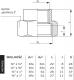 Perfexim Mufa redukcyjna mosiężna GW 3/4 x 1/2" (07-212-2015-000) 1