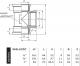 Perfexim Trójnik mosiężny GW 1/2" (07-216-0150-000) 1