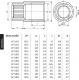 Perfexim Przedłużka mosiężna GW - GZ 1/2" x 25mm (07-220-1525-000) 1