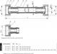 Wężyk przyłączeniowy Perfexim PHA-9110WW GW / GW 3/8" x 3/8" (06-001-1010-050) 1