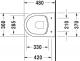 Miska WC Duravit ME by Starck Rimless wisząca (45300900A1) 3