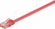 Goobay Kabel krosowy płaski patchcord U/UTP kat.6 czerwony 3m (96418) 2