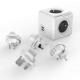 PowerCube Rozgałęźnik ReWirable USB + 4 wtyczki Travel Plugs szary 1