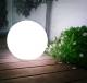 GreenBlue Solarna lampa wolnostojaca ogrodowa - kula 15x15x48cm, bialy LED (GB121) 2