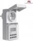 Maclean Timer cyfrowy zewnętrzny Maclean Energy MCE08G 10 programów funkcja losowa 3600 W max 156 1