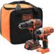 Zestaw elektronarzędzi Black&Decker 5-elementowy (BCK21S1S) 1