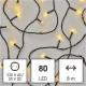 Lampki choinkowe Emos 80 LED białe ciepłe 2