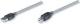 Kabel USB Manhattan USB-A - USB-B 11 m Srebrny (510424) 1