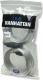 Kabel USB Manhattan USB-A - USB-B 11 m Srebrny (510424) 2