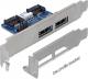 Delock Panel 2x eSATApd 5V / 12V (61725) 1