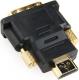 Adapter AV Gembird HDMI - DVI-D czarny (A-HDMI-DVI-1) 1