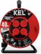 KEL Przedłużacz bębnowy PROFESSIONAL LINE 40m H05RR-F 3x1,5 4xGS 16A IP44 czarny (W-97056) 1