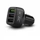 Ładowarka Green Cell Wieloportowa ładowarka samochodowa USB z funkcją szybkiego ładowania Quick Charge 3.0 1
