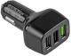 Ładowarka Green Cell Wieloportowa ładowarka samochodowa USB z funkcją szybkiego ładowania Quick Charge 3.0 4