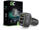 Ładowarka Green Cell Wieloportowa ładowarka samochodowa USB z funkcją szybkiego ładowania Quick Charge 3.0 5