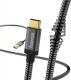 Kabel USB Hama USB-A - USB-C 1.5 m Czarny (001736360000) 4