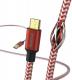 Kabel USB Hama USB-A - microUSB 1.5 m Czerwony (001782880000) 3