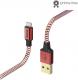 Kabel USB Hama USB-A - Lightning 1.5 m Czerwony (001782990000) 1