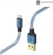 Kabel USB Hama USB-A - Lightning 1.5 m Niebieski (001783000000) 2