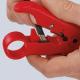 Knipex Narzędzie do ściągania izolacji kabla koncentrycznego i kabla danych 125mm (166006SB) 2