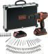 Wiertarko-wkrętarka Black&Decker BDCHD18BAFC 18 V 2 x akumulator 1.5 Ah 1