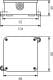 Elektro-Plast Puszka n/t hermetyczna pusta 88x88x40mm IP44 biała VP 064-01 (61.171) 2