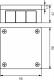 Elektro-Plast Puszka n/t hermetyczna pusta 98x98x42mm IP55 biała VP 041-01 (61.137) 2