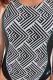 AquaWave Strój Kąpielowy Chichuana Wmns Geometric Print/ Black/ Capri r. S 8