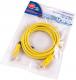 Esperanza RJ-45/RJ-45, kat.5e, U/UTP, żółty, 2m (EB274Y) 2