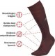 JJW Podkolanówki DEOMED BAMBOO LONG brązowy 35-38 *) 3