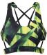 Cardio Bunny 1G malibu DARK JUNGLE crop-top czarno-limonkowy r. S 2