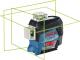 Bosch Laser płaszczyznowy GLL 3-80 CG zielony 30 m 1