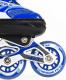 Rolki Nils Extreme NJ1828A rekreacyjne regulowane niebieskie r. 39-42 5