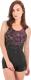 AquaWave Strój Kąpielowy Qarakuma Wmns Geometric Print/ Black/raspberry Sorbet r. S 1