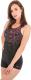 AquaWave Strój Kąpielowy Qarakuma Wmns Geometric Print/ Black/raspberry Sorbet r. S 3