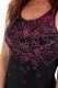 AquaWave Strój Kąpielowy Qarakuma Wmns Geometric Print/ Black/raspberry Sorbet r. S 7