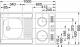 Zlewozmywak Franke Zlewozmywak z palnikami Kitchenettes KKN 411-1000 - 100 x 60 cm (104.0058.330) 1