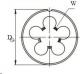 Fanar Narzynka G 3/4" DIN-24231 (A) HSSE INOX (N2-188001-3135) 1
