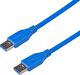 Kabel USB Akyga USB-A - USB-A 1.8 m Niebieski (AK-USB-14) 1
