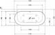 Wanna Duravit Luv owalna 180 x 95cm (700433000000000) 1