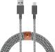 Kabel USB Native Union USB-A - Lightning 3 m Czarny Biały (BELT-KV-L-ZEB-3) 2