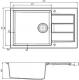 Zlewozmywak Franke Zlewozmywak Sirius SID 610-40 - 43 x 53 cm (114.0496.104) 1